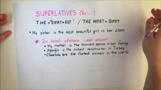 Comparatives and Superlatives