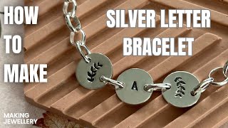 Sterling Silver Personalised Disc Bracelet | DIY Handmade Jewellery Tutorial