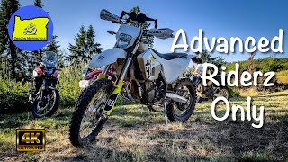 Husqvarna 501 fe | Beginners Interpretation of Advanced Motorcycle | Oregon Motorcycle 2021 #farm