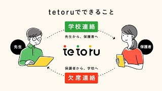 小中学校向け保護者連絡サービス tetoru（テトル）-操作説明