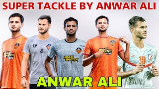 Super Tackle by ANWAR ALI football player 👌💯⚽ #anwarali #indiafootball #football