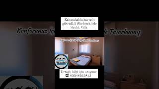 ADANA/ Çukurova Kabasakal Mahallesinde 3+1 havuzlu güvenlikli site içerisinde Satılık Villa