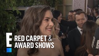 Winona Ryder Gushes Over Christian Slater at 2017 Globes | E! Red Carpet & Award Shows