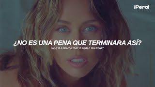 Miley Cyrus - Jaded (Español + Lyrics) | video musical