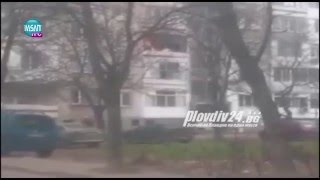 Газова бутилка гръмна в Пловдив/ Gas bottle exploded in Plovdiv,Bulgaria