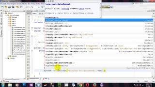 Formatting day using SimpleDateFormat in Java Netbeans