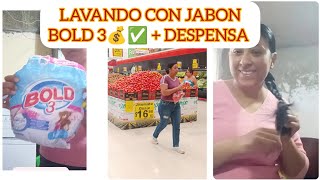 Puse a prueba jabón bold 3✅💯+ despensa🍞#amadecasa #mandado #rutinadelavado #jabón  #blogsvideo