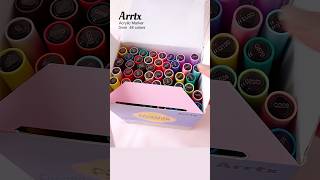 Best Acrylic Marker. Arrtx 48 colors #painting #art #satisfying