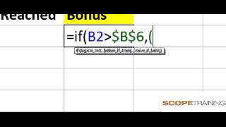 If Function Calculation Excel 2010