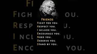 Friends.. || Apj Abdul Kalam Quotes #short #abdulkalam #quotes #friends