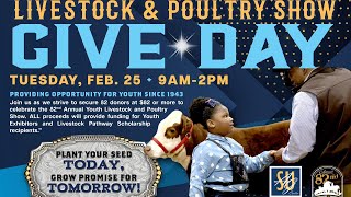 SU Ag Center's Livestock and Poultry Show GiveDay