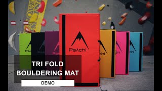 Psychi Tri Fold Bouldering Pad Demonstration