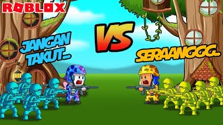 TENTARA WARNA BIRU VS TENTARA WARNA KUNING UNTUK LINDUNGI RUMAH POHON ROBLOX!!!