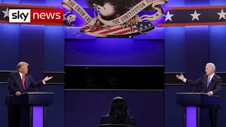 Trump and Biden face off in final US presidential debate - highlights