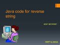 Java code for Reverse String || Most important Interview question #softwaretesting