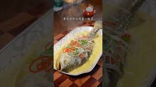 黄花鱼蒸水蛋Steamed egg with croaker#cooking