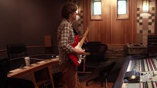 Eric Johnson in the studio playing on Arielle's 'My Gypsy Heart'