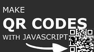Make QR codes with the QRserver API