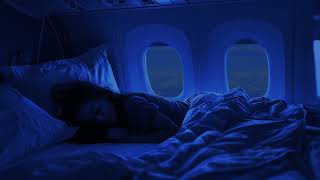 Luxury Jet White Noise for Sleep | Relax on a Private Night Flight