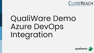 Azure DevOps in QualiWare