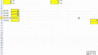 Getting Started with Basic Math Formulas - Microsoft Excel 2010 Tutorial