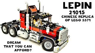 Lepin 21015 - review chinese replica of Lego 5571 set