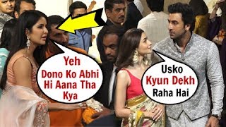 Katrina Kaif Ignores Alia Bhatt And Ranbir Kapoor | Watch Video