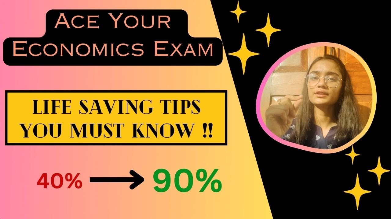 How To Ace The Economics Exam Class 12 Cbse Tips By Topper Youtube