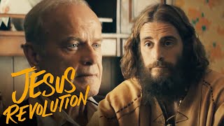 'Lonnie Frisbee Speaks to Chuck Smith About Jesus' Scene | Jesus Revolution | Clip 2/6