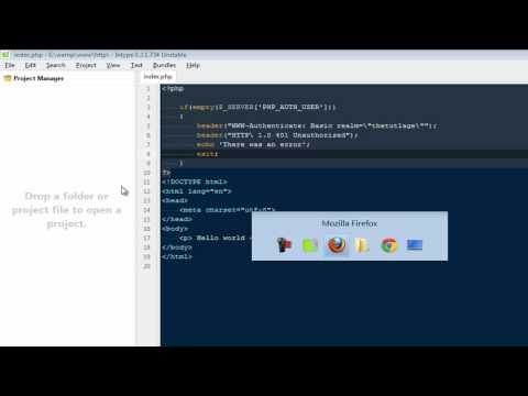 Http Authentication Using Php Http Authentication Using Php