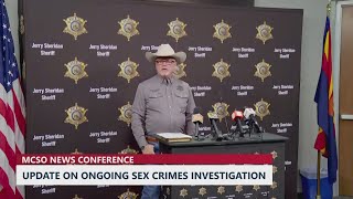 MCSO gives update on an ongoing sex crimes investigation