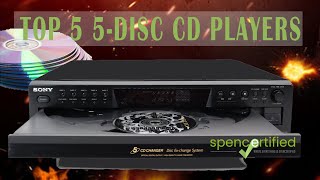 Top 5 Best 5-Disc CD Players | Compact Disc Carousel Auto Changer for Home Stereo