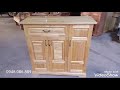 tủ giày dép gỗ thông 3 cánh giá 2.100.000 pine wood shoe cabinet