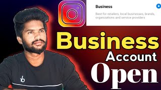 How To Open Instagram Business Account | Instagram Professioanl Account Open | Tamil rek