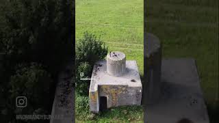 Aerial view of rare WW2 Luftwaffe fighter radio guidance bunker in northern France #dday80 #ww2