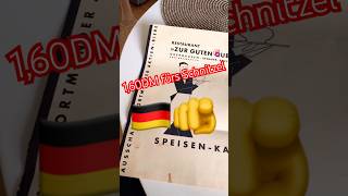 1960 Deutschland Speisen Karte Deutsch Heimat Gute Alte Zeiten Günstig Mark Pfennig Euro Gut