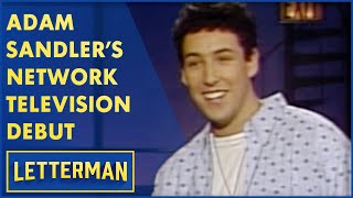 Adam Sandler's Network Television Debut | Letterman