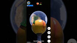 So Huge Peach 🧐 #googleearth #shortvideo #earth #amazing #peach #fruits #cool