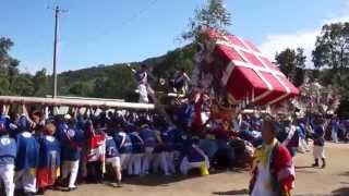 2014/10/14 土庄八幡神社太鼓台奉納の様子