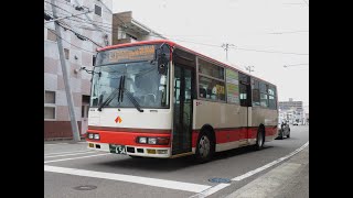 和歌山バス 654号車 三菱 エアロミディ KK-MK25HJ 元南海ウイングバス南部 市内雑賀崎循環線 30系統 走行音　#バス走行音 #作業用bgm