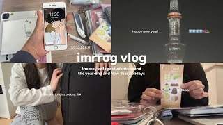 VLOG:年末年始の大学生の過ごし方.冬休みはこんな感じで過ごしてました🪽2泊3日の京都旅行🍀（パッキング🩷、年越しは浅草で✨✨、2025年カレンダーデコレーション、）