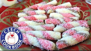 Coconut Logs Recipe - Kokosový kmen - Czech Cookbook