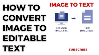 IMAGE TO TEXT convert kaise kare | How to convert IMAGE TO TEXT | CONVERT IMAGE TO EDITABLE TEXT