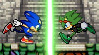 Battle of the Hedgehogs: Sonic vs Scourge | Sprite Animation