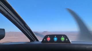 WestAir Cessna Caravan landing at Palmwag Lodge Airport, Namibia, 2023-05-20