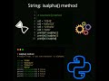 isalpha( ) method | python tutorial #shorts #python #pythonprogramming