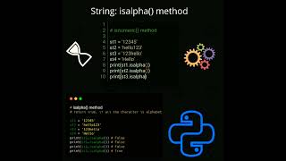 isalpha( ) method | python tutorial #shorts #python #pythonprogramming