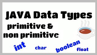 JAVA : Data Types : Data Values ,Size and Range