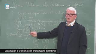 Matematikë 4 - Ushtrime dhe problema me pjesëtimin