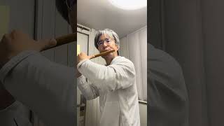 篠笛練習記録(1日目) Japanese Bamboo Flute Practice Challenge (Day 1) #Shinobue #TraditionalJapaneseMusic